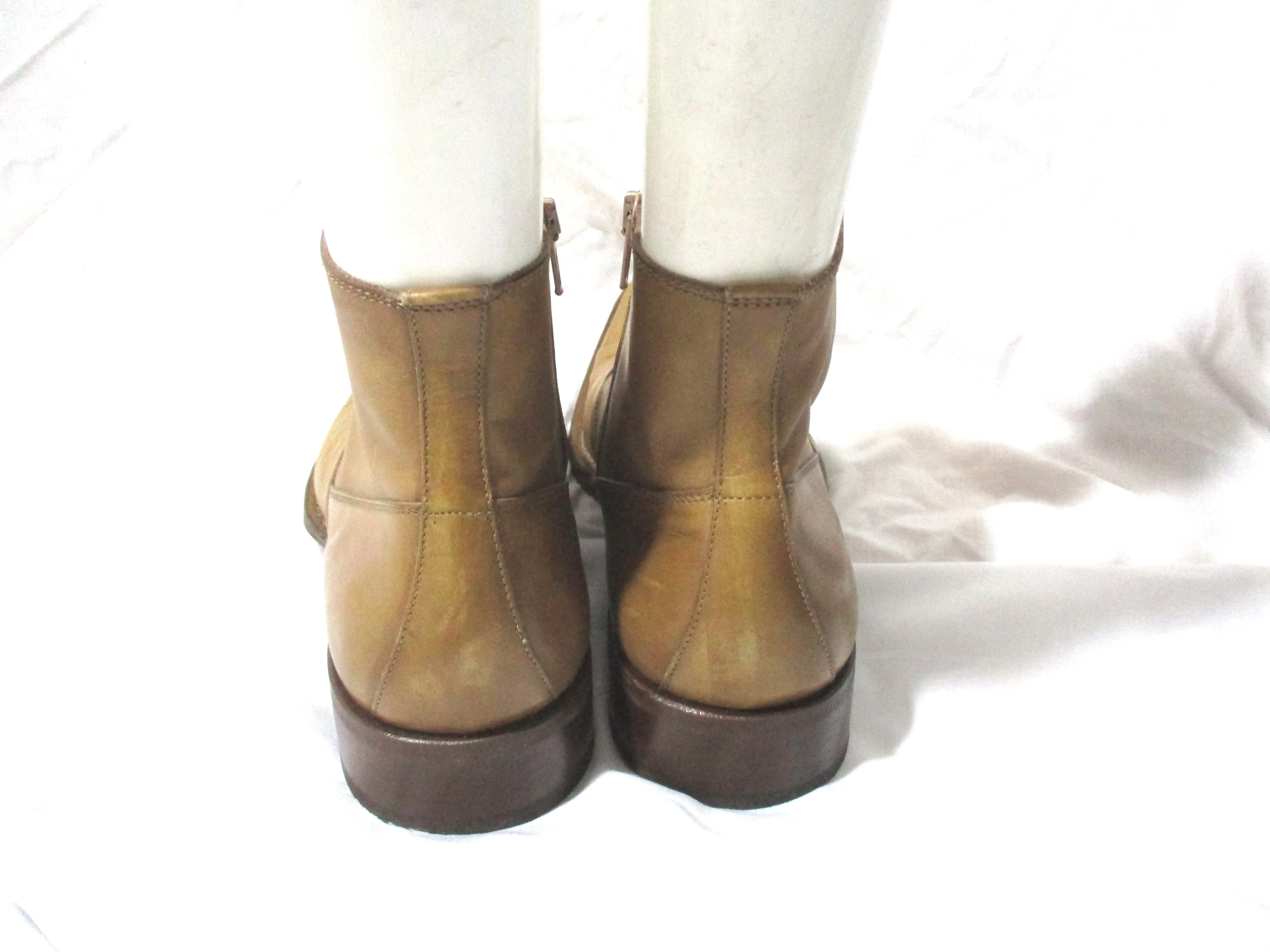 BARRACUDA Leather Western Cowboy Boot Rocker Rider Gringo 43.5