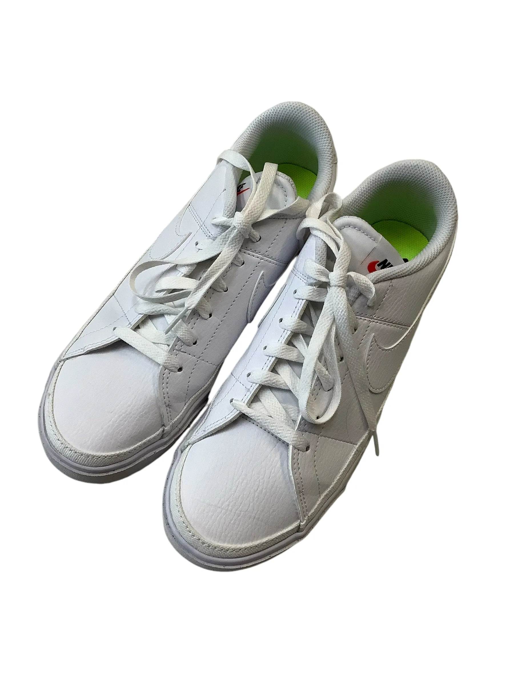Shoes Athletic By Nike In White, Size: 9